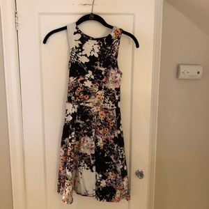 Graffiti Floral Tank Dress